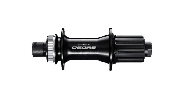 NABLA ZADNJA SHIMANO DEORE FH-M6010-B, 32H, 8/9/10 BRZINA, OLD 148, AXLE 12MM THRU (W/O AXLE ), FOR ROTOR CENTER LOCK (W/O LOCK RING), W/O ROTOR MOUNT COVER, IND.PACK