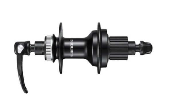 NABLA ZADNJA SHIMANO FH-MT500, CENTER LOCK DISC (W/O LOCK RING) 12-BRZINA 28H OLD 135MM QR 170MM(BLACK), W/O ROTOR MOUNT COVER, BLACK, IND.PACK