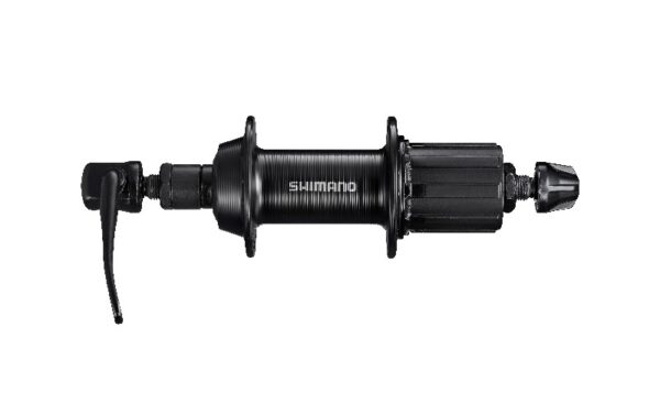 NABLA ZADNJA SHIMANO TOURNEY FH-TX5008-QR, 32H, 8/9 BRZINA, OLD 135MM, AXLE 146MM, QR 166MM BLACK, BLACK, IND.PACK