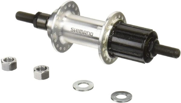 NABLA ZADNJA FH-TX5008-NT, 8/9/10/11-SPEED, NT-TYPE, 36H, OLD:135MM AXLE:185MM, SILVER, IND.PACK