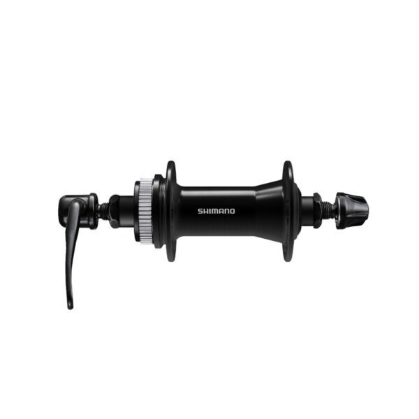 NABLA PREDNJA SHIMANO HB-QC400, CENTER LOCK DISC 32H, QR:133MM(BLACK), OLD:100MM, W/ROTOR MOUNT COVER, W/O LOCK RING, BLACK, IND.PACK