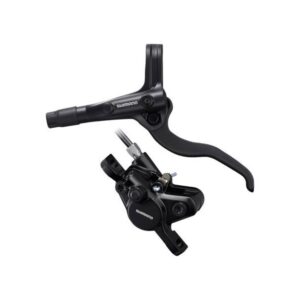 KOČNICA SHIMANO BL-MT400(D), BR-MT400(R),CRNA(M. SILVER RUČICA), BEZ  ADAPTERA, RESIN PAD(BEZ HLADNJAKA), W/OLIVE&CONNECTER INSERT, 1700MM CRNO CREVO, IND.PACK