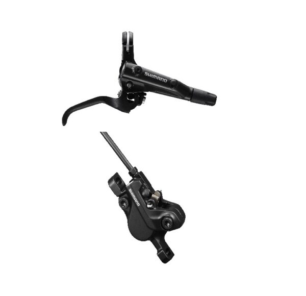 KOČNICA SHIMANO DEORE BL-MT500(R) BR-MT500(R), W/O ADAPTER, RESIN PAD (W/O FIN), HOSE SM-BH59-SS 1700MM BLACK, ADD. OLIVE & CONNECTING INSERT, BLACK, IND.PACK
