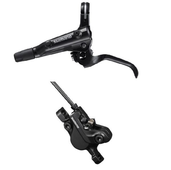 KOČNICA SHIMANO BL-MT501(L),BR-MT500(F), BLACK, W/O ADAPTER,RESINPAD(W/O FIN), W/OLIVE&CONNECTER INSERT,1000MM HOSE(BH59-SS BLACK), IND.PACK