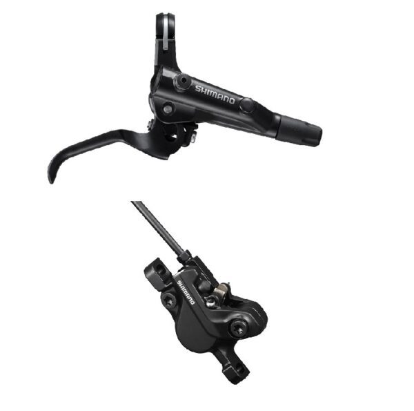 KOČNICA SHIMANO BL-MT501(R), BR-MT500(R), BLACK, W/O ADAPTER, RESIN PAD(W/O FIN), W/OLIVE&CONNECTER INSERT, 1700MM HOSE(BH59-SS BLACK), IND.PACK