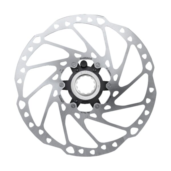 ROTOR DISK KOČNICE SHIMANO RT-EM600, L 203MM, W/LOCK RING(INTERNAL SERRATION, BLACK), IND.PACK