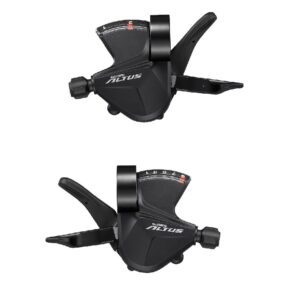RUČICE MENJAČA SHIMANO SL-M2010, ALTUS, R&L 2X9-BRZINA, W/ OGD, W/CBL(2050X 1800MM INNER/600X600X300MM SP41 BLACK OUTER), IND.PACK