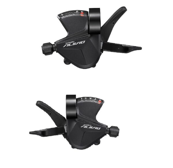 RUČICA MENJAČA SHIMANO SL-M3100, ALIVIO, R&L 3X9-SPEED, W/ OGD, W/CBL(2050X 1800MM INNER/600X600X300MM:SP41 BLACK OUTER), IND.PACK