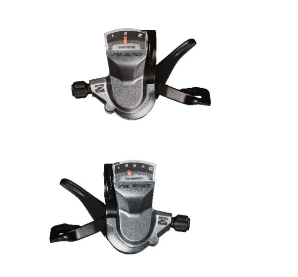 RUČICA MENJAČA SHIMANO SL-M4000, ALIVIO, R&L 3X9-SPEED W/ OGD, W/CBL(2050X 1800MM STAINLESS INNER/600X600X300MM SP41 BLACK OUTER), IND.PACK