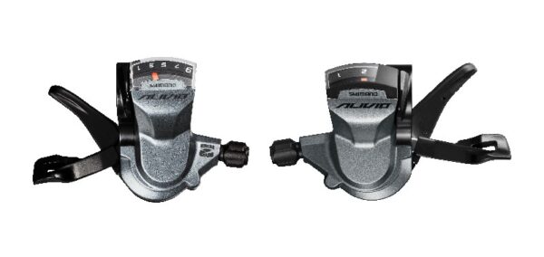 RUČICE MENJAČA SHIMANO ALIVIO SL-M4000R/SL-M4010L, 9X2BRZINE, INNER CABLE 2050MM/1800MM STAINLESS, OUTER CASING SP40 600X600X300MM BLACK, OGD, IND.PACK
