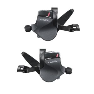 RUČICE MENJAČA SHIMANO CLARIS SL-R2000, 8X2 BRZINE, FOR FLAT HANDLEBAR ROAD, OGD, INNER CABLE 2050MM/1800MM, OUTER CASING SP41 600MM/600MM/300MM BLACK, IND.PACK