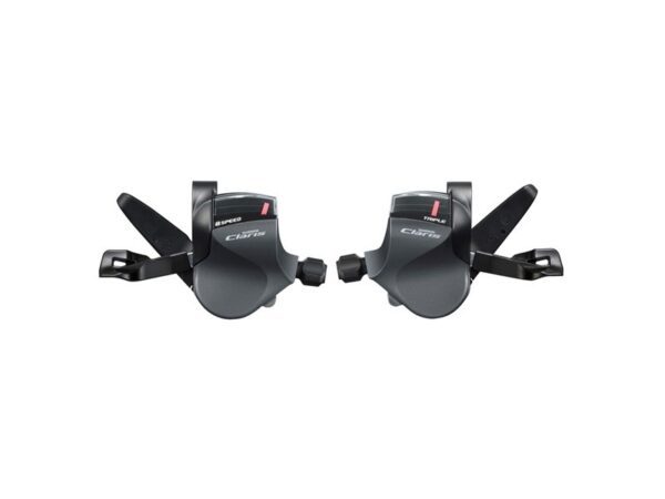 RUČICE MENJAČA SHIMANO CLARIS SL-R2000/R2030, 8X3 BRZINE, FOR FLAT HANDLEBAR ROAD, OGD, INNER CABLE 2050MM/1800MM, OUTER CASING SP41 600MM/600MM/300MM BLACK, IND.PACK