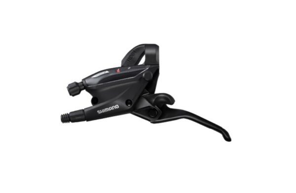RUČICA MENJAČA/KOČNICE SHIMANO  ST-EF505-2L, LEVA 2-SPEED 1800MM INNER, EZ-FIRE PLUS, 3F-ALLOY, FOR HYDRAULIC DISC BRAKE, BLACK, W/HOSE COVER, IND.PACK