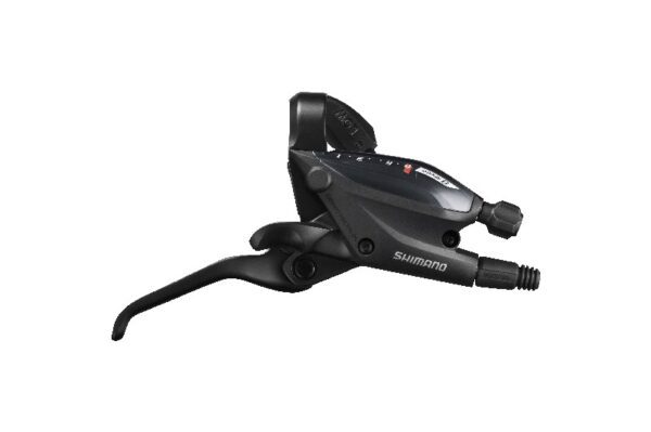 RUČICA MENJAČA/KOČNICE SHIMANO ST-EF505-8R, RIGHT 8-SPEED 2050MM INNER, EZ-FIRE PLUS, 3-FINGER FOR HYDRAULIC DISC BRAKE, BLACK, IND.PACK