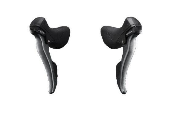 RUČICE MENJAČA/KOČNICA SHIMANO CLARIS ST-R2000/R2030, 8X3 BRZINE, INNER SHIFT CABLE 2100MM/1800MM, SHIFT OUTER CASING SP41 600MM/600MM/300MM BLACK, INNER BRAKE CABLE 1250MM/1400MM, BRAKE OUTER CASING 670MM/800MM, IND.PACK