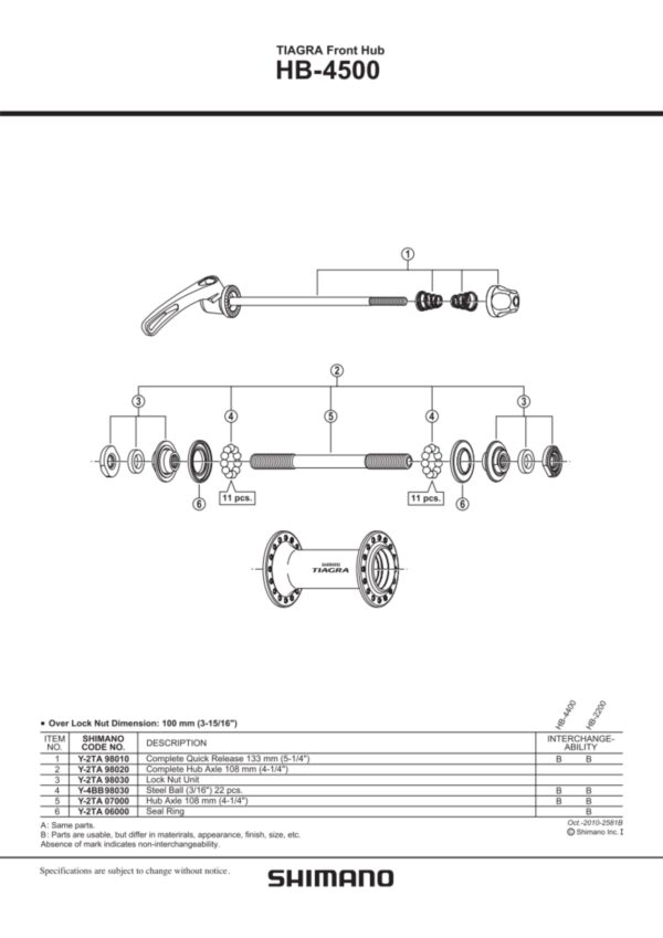 KONUS SHIMANO HB-4500