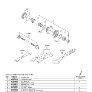 KONUS SHIMANO HB-M678 DESNI M19