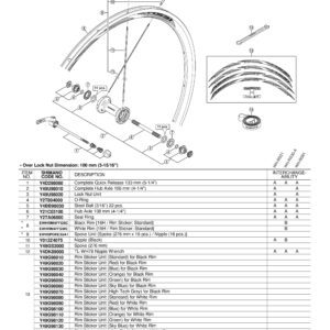 ŽICA SHIMANO WH-RS31 276MM