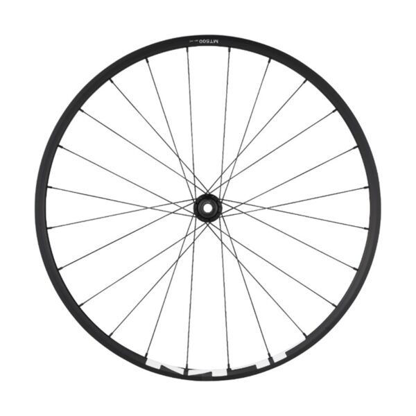 TOČAK SHIMANO WH-MT500-B-29, FRONT, RIM:29,24H,F:15MM E-THRU CLINCHER OLD:110MM, BLACK, FOR CL DISC, IND.PACK