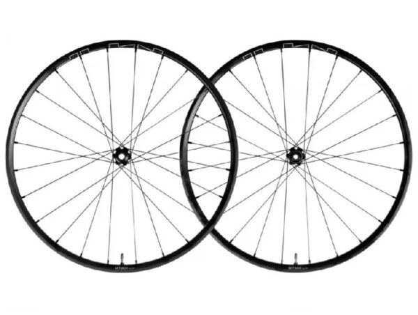 TOČKOVI SHIMANO WH-MT600- 29, PREDNJI I ZADNJI 24H, ZA 11 BRZINA F 15/R 12MM E-THRU,TUBELESS, OLD 100/142MM, CRNI W/STD STICKER,FOR CL DISC, IND.PACK