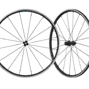 TOČKOVI SHIMANO WH-RS300, F 16H R 20H, ZA 11/10-BRZINA, OLD 100/130MM, R-QR 163MM, CLINCHER, CRNI, W/RIM TAPE, IND.PACK
