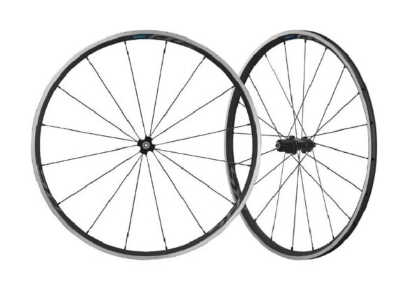 TOČKOVI SHIMANO WH-RS300, F 16H R 20H, ZA 11/10-BRZINA, OLD 100/130MM, R-QR 163MM, CLINCHER, CRNI, W/RIM TAPE, IND.PACK