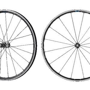 TOČKOVI SHIMANO WH-RS700-C30-TL-FR, PREDNJI & ZADNJI, 16H/21H, 11/10 BRZINA, OLD 100/130MM, ZADNJI QR 163MM, RIM TAPE, BLACK, IND.PACK