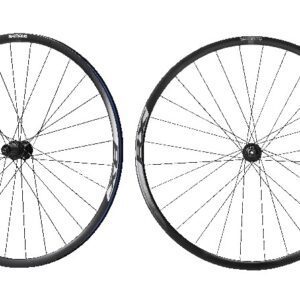 TOČKOVI SHIMANO WH-RX010, FRONT & REAR, 28H/28H, 10-11 BRZINA, DISC, RIM CLINCHER 622-17C (W/TAPE), OLD 135MM, REAR QR 168MM, STICKER STANDARD, BLACK, IND.PACK