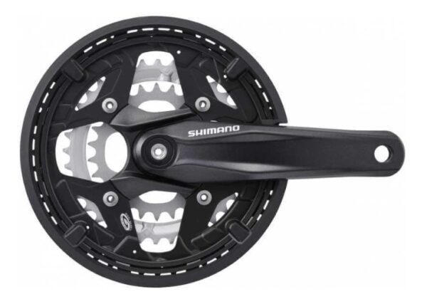 POGON SHIMANO ALIVIO FC-M430-L, 44X32X22T, KURBLA 175MM, FOR REAR 9 SPEED, CHAINCASE NOT COMPATIBLE, INCL. FIXING BOLT, W/CG, SHIMANO LOGO, BLACK, IND.PACK