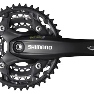 POGON SHIMANO DEORE FC-M522-L, 42X32X24T, KURBLA 175MM, FOR REAR 10 BRZINA, HOLLOWTECH, OCTALINK, CHAINCASE NOT COMPATIBLE, W/O CG, BLACK, IND.PACK