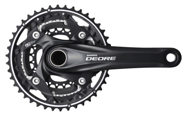 POGON SHIMANO DEORE FC-M610-L, 42X32X24T, KURBLA 175MM,  10 BRZINA, 2-PCS FC, CHAINCASE NOT COMPATIBLE, INCL. BB, W/O CG, BLACK, IND.PACK