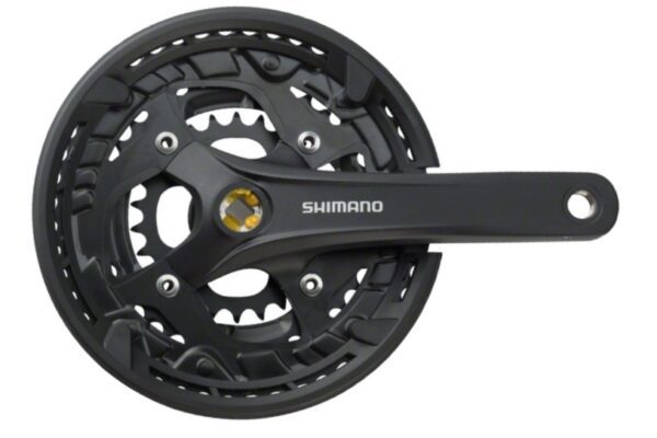 POGON SHIMANO FC-T3010,  9-BRZINA,175MM, 44X32X22T W/CG,CHAIN CASE COMPATIBLE, W/CRANK FIXING BOLT, BLACK, SHIMANO LOGO, IND.PACK