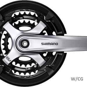 POGON SHIMANO FC-TY701, 175MM, 42X34X24 (BLACK/BLACK/BLACK), W/O CG, CRANK FIXING BOLT, SILVER, IND.PACK