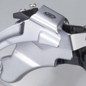 MENJAČ PREDNJI SHIMANO DEORE FD-M590, TRIPLE, 9 BRZINA, TOP SWING, DUAL PULL, BAND TYPE 34.9MM (INCL. ADAPTOR 31.8MM & 28.6MM), FOR 44/48T, UNGHI CS 66-69, IND.PACK