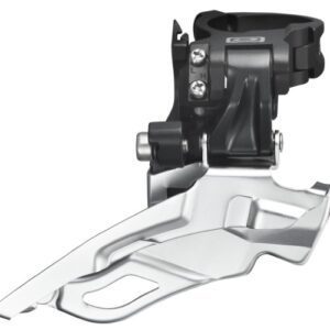 MENJAČ PREDNJI SHIMANO DEORE FD-M611, DOWN-SWING, TOP-PULL, BAND TYPE 34.9MM (W/28.6MM&31.8MM ADPT) CS-ANGLE 66-69, ZA 40/42T, CRNI, IND.PACK