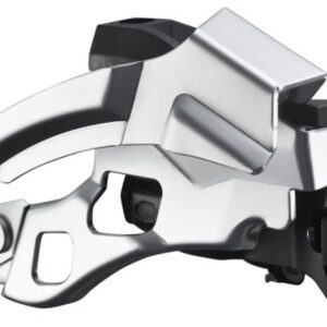 MENJAČ PREDNJI SHIMANO DEORE FD-T610, TRIPLE, 10 BRZINA, TOP SWING, DUAL PULL, BAND TYPE 34.9MM (W/ADAPTOR 28.6MM & 31.8MM), CS ANGLE 66-69, FOR 44/48T, BLACK, IND.PACK