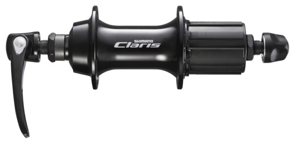 NABLA ZADNJA SHIMANO CLARIS FH-2400, 32H, 8/9 BRZINA, OLD 130MM, AXLE 141MM, QR 163MM, BLACK, IND.PACK