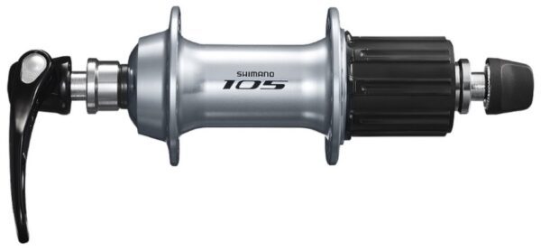 NABLA ZADNJA SHIMANO 105 FH-5800-S, 36H, 10/11 BRZINA, OLD 130MM, AXLE 141MM, QR 163MM SILVER, SILVER, IND.PACK