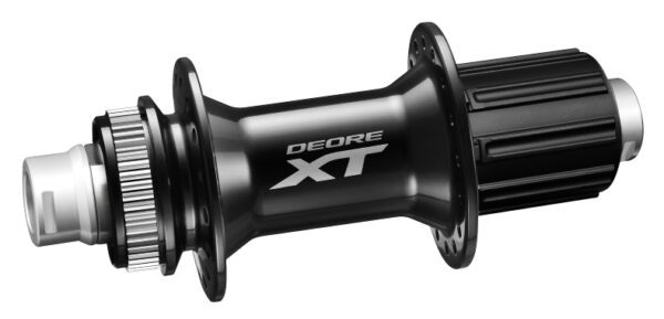 NABLA ZADNJA SHIMANO DEORE XT FH-M8010, 32H, 8/9/10/11 BRZINA, OLD 142MM, FOR AXLE E-THRU 12MM (W/O AXLE), FOR ROTOR CENTER LOCK, IND.PACK