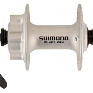 NABLA PREDNJA SHIMANO DEORE HB-M475-L, 32H, OLD 100MM, AXLE 108MM, QR 133MM BLACK, FOR ROTOR 6-BOLT, SILVER, IND.PACK