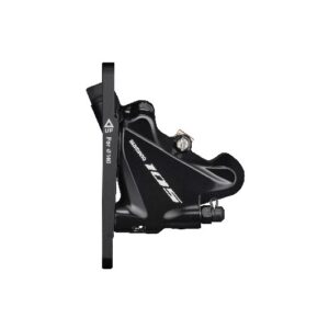 HIDRAULICNA DISK KOCNICA SHIMANO, BR-R7070, 105, PREDNJA, FLAT MOUNT, W/BRACKET FOR 140/160MM ROTOR(ASSEMBLED FOR 140),W/L02A RESIN PAD(W/FIN),BLACK, IND.PACK