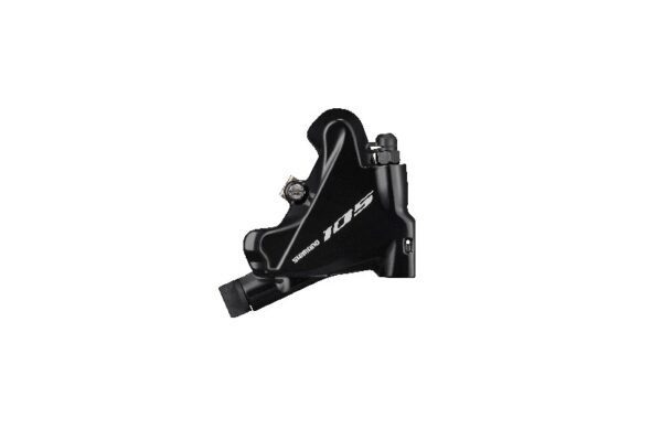 HIDRAULICNA DISK KOCNICA SHIMANO, BR-R7070, 105, ZADNJA, FLAT MOUNT, W/FIXING BOLT FOR MOUNT THICKNESS 25MM,W/O ADAPTER,W/L02A RESIN PAD(W/FIN),BLACK, IND.PACK
