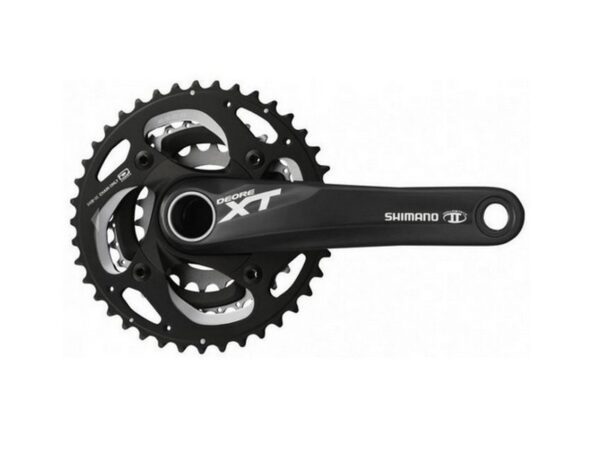 POGON SHIMANO DEORE XT FC-M782-L, 40X30X22T, KURBLA 175MM, FOR REAR 10 BRZINA, HOLLOWTECH 2, W/O BB, BLACK, IND.PACK