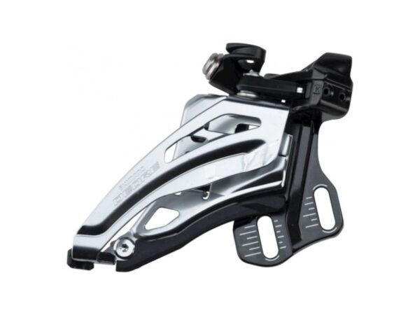 MENJAČ PREDNJI SHIMANO DEORE FD-M6020-E, DOUBLE, FOR REAR 10 BRZINA, SIDE SWING, FRONT PULL, E-TYPE (W/ O BB PLATE), CS ANGLE 66-69, FOR TOP GEAR 34-38T, CL 48.8MM, IND.PACK