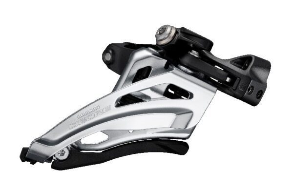 MENJAČ PREDNJI SHIMANO DEORE FD-M6020-M, DOUBLE, FOR REAR 10 BRZINA, MID CLAMP, SIDE SWING, FRONT PULL, BAND TYPE 34.9MM (INCL. ADAPTOR 28.6MM & 31.8MM), CS ANGLE 66-69, FOR TOP GEAR 34-38T, IND.PACK