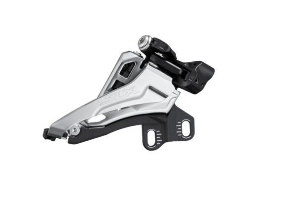 MENJAČ PREDNJI SHIMANO SLX FD-M7100-E, ZA 2X12 BRZINA, SIDE SWING, FRONT-PULL, E-TYPE(W/O BB PLATE), CS-ANGLE 66-69, ZA TOP GEAR 36-38T, CL 48.8/51.8MM, IND.PACK