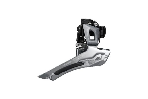 MENJAČ PREDNJI SHIMANO 105 FD-R7000-S, ZA 11 BRZINA, DOWN-SWING, 34.9MM BAND, CS-ANGLE 61-66, ZA TOP GEAR 46-53T, CL 43.5MM, SIVI, IND.PACK