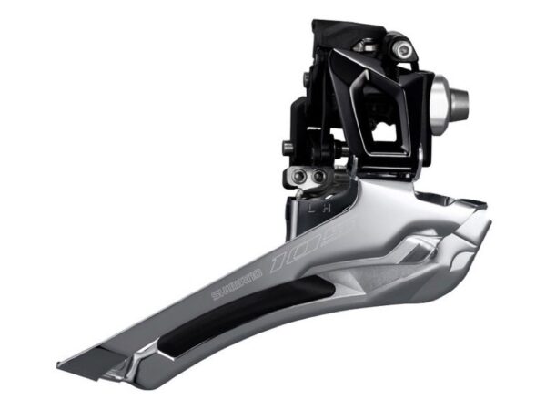 MENJAČ PREDNJI SHIMANO 105 FD-R7000-S, ZA 11 BRZINA, DOWN-SWING, BRAZED-ON TYPE, CS-ANGLE 61-66, ZA TOP GEAR 46-53T, CL 43.5MM, SIVI, IND.PACK
