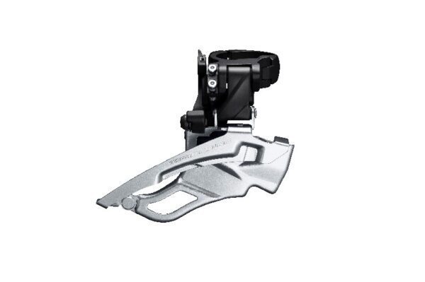 MENJAČ PREDNJI SHIMANO DEORE FD-T6000-H-3, TRIPLE, FOR REAR 10 BRZINA, HIGH CLAMP, DOWN SWING, DUAL PULL, BAND TYPE 34.9MM (INCL. ADAPTOR 28.6MM & 31.8MM), CS ANGLE 63-66, FOR TOP CHAINRING 44-48T, BLACK, IND.PACK