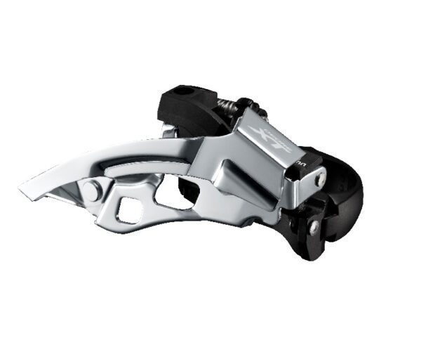 MENJAČ PREDNJI SHIMANO DEORE XT FD-T8000-L, ZA 3X10, LOW CLAMP, TOP-SWING, DUAL-PULL, BAND-TYPE 34.9MM(W/28.6MM& 31.8MM ADPT) CS ANGLE 63-66, IND.PACK